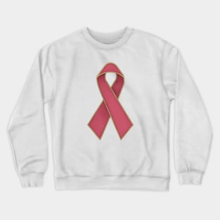 breast cancer ribbon Crewneck Sweatshirt